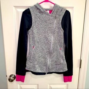Mondetta hooded performance jacket‎ gray black pink